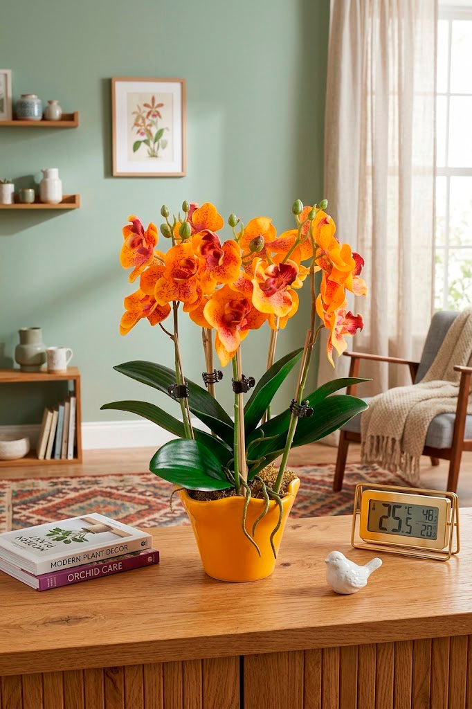 ORQ. PHALAENOPSIS LA EM CER, 26CM Cod: A7494