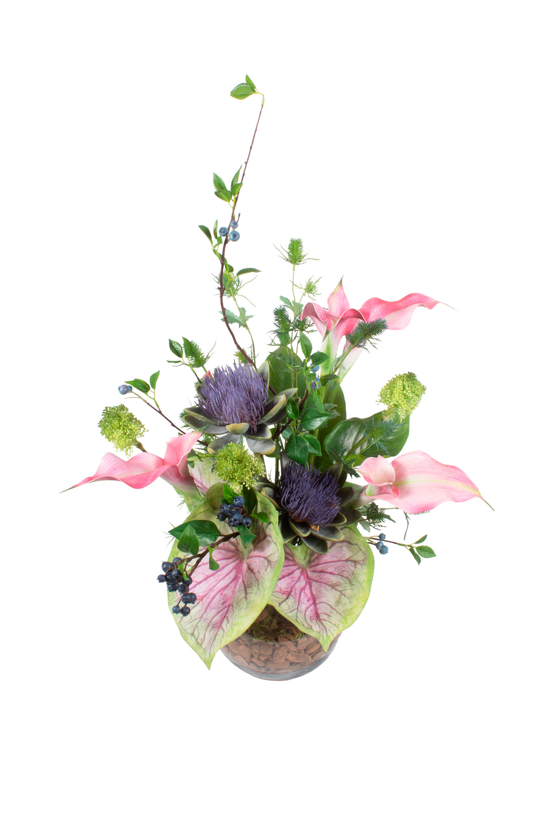 TROPICAL COPOS DE LEITE E ALCACHOFRAS, 70CM Cod: A7527