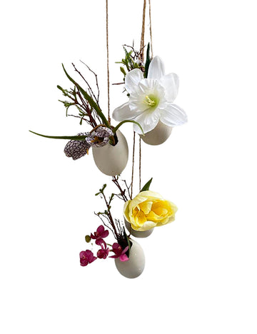 FLORES SORTIDAS EM VASO OVO, UNIDADE Cod: KM-228