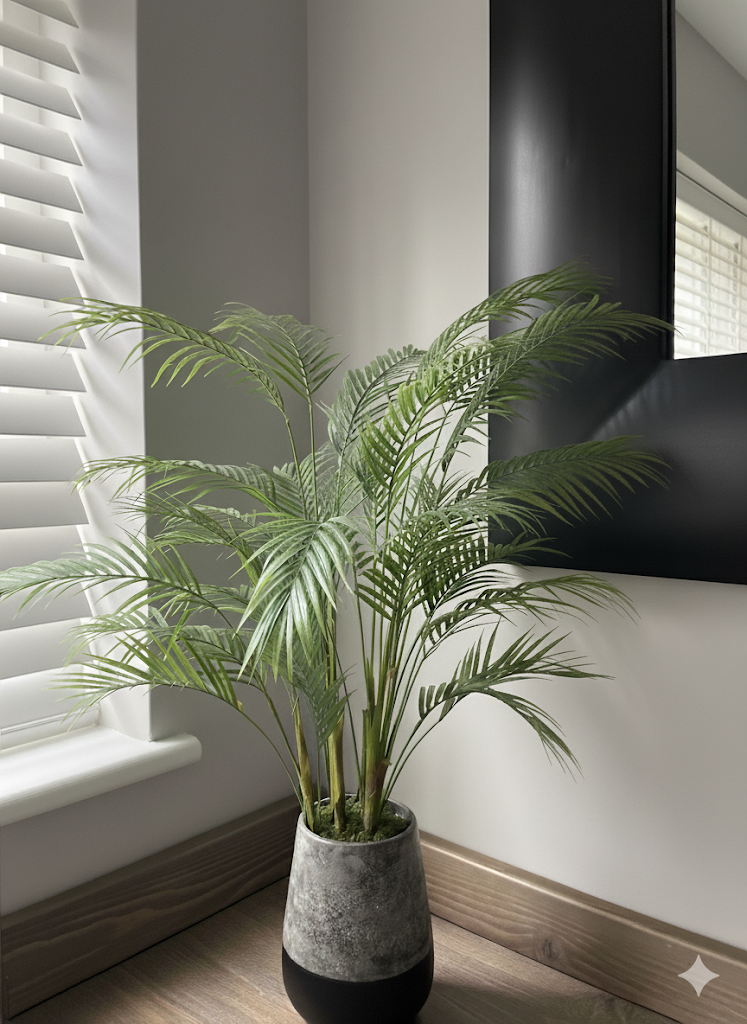 PALMEIRINHAS EM EM CACHEPOT CERAMICA , 120CM Cod: A6942