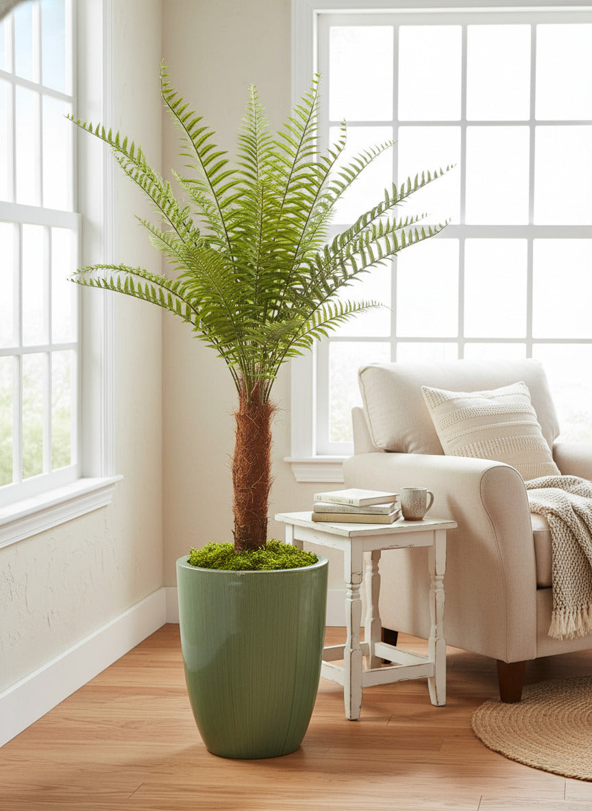 ÁRVORE SAMAMBAIA SELVAGEM EM POTE 150CM Cod: A6398