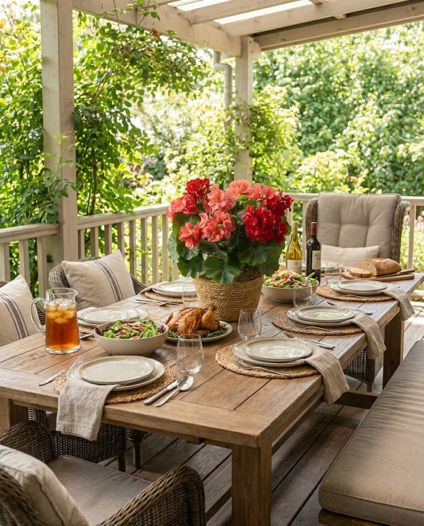 GERÂNIO BUQUE 40CM VERMELHO Cod: 3262-VM