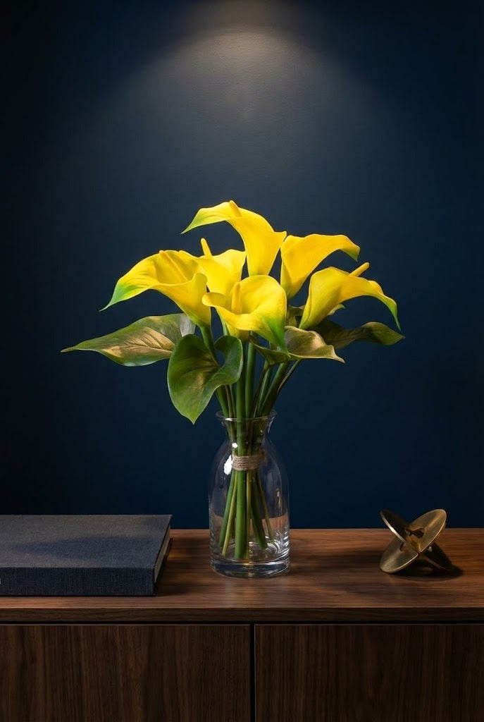 COPOS DE LEITE AM EM VIDRO 48CM Cod: A6971