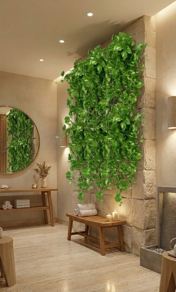 JIBOIA PENDENTE 100CM VD MATIZADA (PROTEÇÃO UV) Cod: 8866